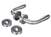 MANIGLIA IN ALLUMINIO AGNONE ROS. 45 FORO CILINDRO CROMSAT