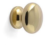 POMOLO PER PORTE IN OTTONE SERIE PONZA ORO