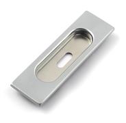 *MANIGLIA IN OTTONE AD INCASSO QUADRATA CON FORO CROMO