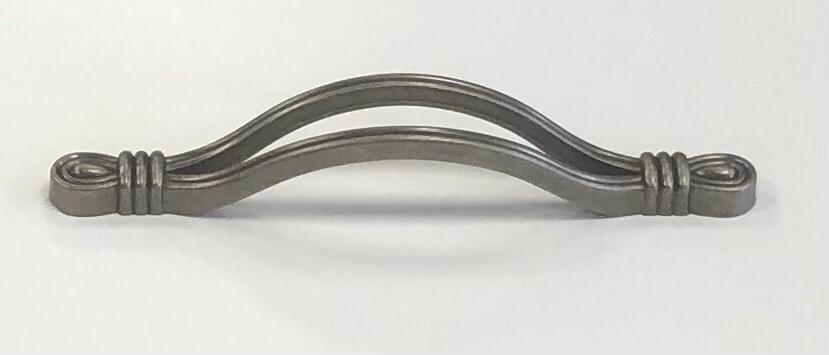 MANIGLIA IN STILE INT.128MM ARGENTO ANTICO
