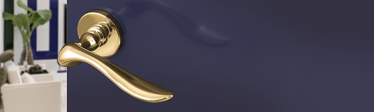 MANIGLIA PER FINESTRA SERIE ROMA DK BRONZATO