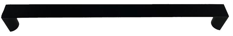 MANIGLIA QUADRA IN ALLUMINIO INT.320MM NERA