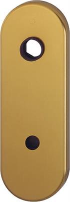 PLACCA ALLUMINIO MANIGLIA/CODOLO BRONZO ANOD