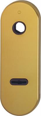 PLACCA ALLUMINIO MANIGLIA/DM BRONZO ANOD