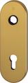 PLACCA ALLUMINIO MANIGLIA/Y BRONZO ANOD