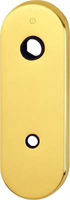 PLACCA OTTONE MANIGLIA/CODOLO ORO