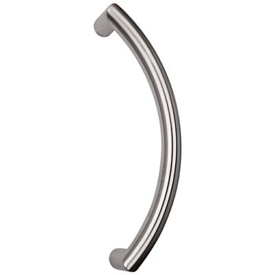 MANIGLIONE NAPOLI ACCIAIO INOX 32 MIS.380*350 BIANCO