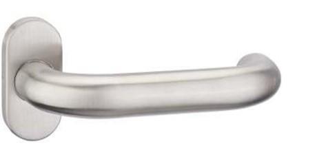 MANIGLIA SERIE ETNA ROSETTA STRETTA ACCIAIO INOX 304