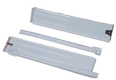 CASSETTO IN METALLO CON GUIDE H.118x450MM GRIGIO