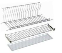 SCOLAP. 76CM CROMO PROTET. C/GRIGLIA VERT.C/VASCHETTA