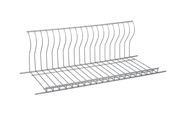 SCOLAP. 86CM CROMO PROTET. C/GRIGLIA VERT.C/VASCHETTA