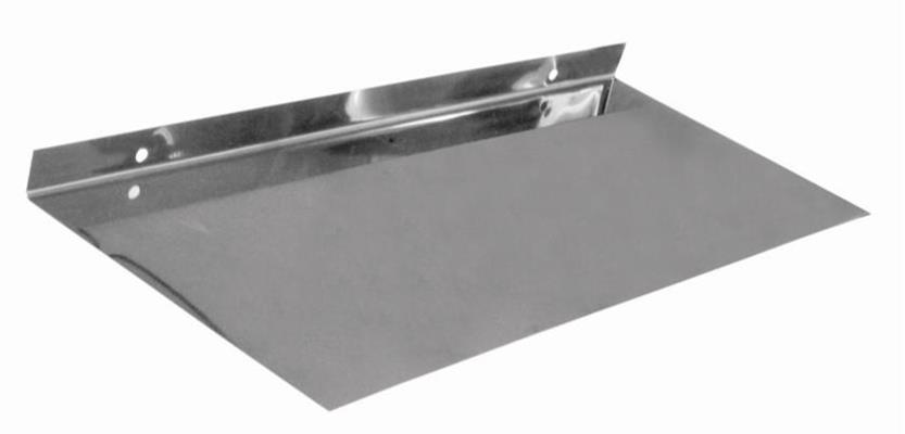 ALETTA PER CAPPA IN ACCIAIO INOX L 35 CM - H 16 CM