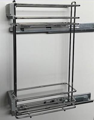 CESTELLO ESTRAIB.PER BASE PENSILE DA 15 L.10 P28 H490