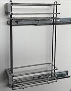 CESTELLO ESTRAIB.PER BASE PENSILE DA 15 L.10 P28 H490