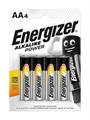 BLISTER 4 BATTERIE AA ALKALINE POWER