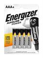 BLISTER 4 BATTERIE AAA ALKALINE POWER