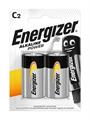 BLISTER 2 BATTERIE C ALKALINE POWER