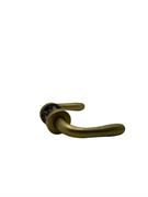 MANIGLIA IN ALLUMINIO SERIE AGNONE ROSETTA 45 ORO SATINATO