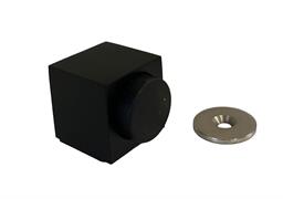 FERMAPORTA QUADRO IN ZAMA CON MAGNETE NERO