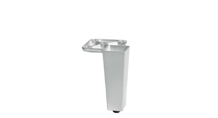 PIEDINO PER MOBILI IN ZAMA H12CM GRIGIO ALLUMINIO