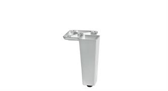 PIEDINO PER MOBILI IN ZAMA H12CM GRIGIO ALLUMINIO