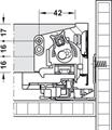 GUIDA DYNAPRO DA 65 CM PORTATA 70 KG ZINC