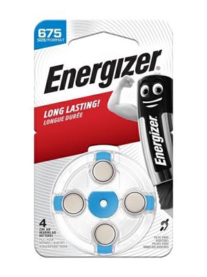 BLISTER 4 BATTERIE PER APPARECCHI ACUSTICI - 675 BLU