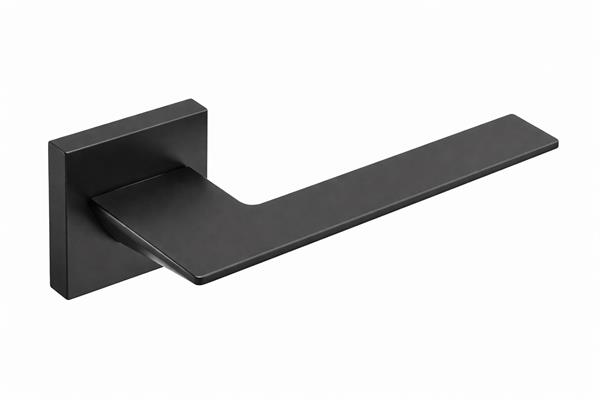 MANIGLIA SERIE TOLEDO C/ROSETTA 50 NERA