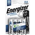 BLISTER 4 BATTERIE AA LITIO