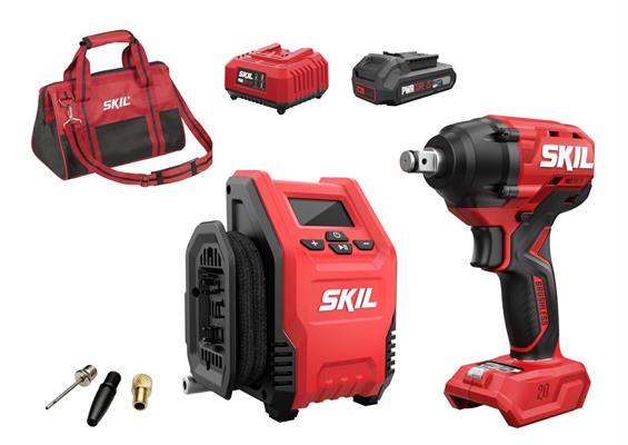 KIT COMB AVVIT MASSA BATT + COMPRESSORE A BATTERIA