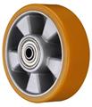 RICAMBIO RUOTA PES.IN PU E ALLUMINIO MM.125