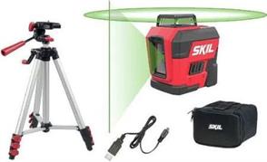 LIVELLA LASER A CROCE A 360° (VERDE) SKIL 1961 DA