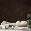 PANNELLO KYOTO IN POLISTIRENE 2650x240mm NOCE SCURO