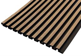 PANNELLO KYOTO POLISTIRENE 2650x240mm LEGNO CHIARO VENATURE