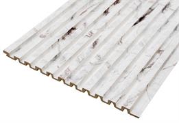 PANNELLO KYOTO POLIS. 2650x240mm EFFETTO MARMO BIANCO E GRIG