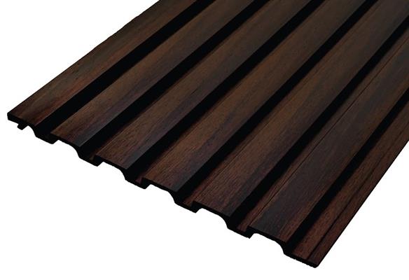PANNELLO YOKOHAMA POLIS. 2650x240mm MARRONE SCURO LEGNO