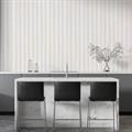 PANNELLO TAKAYAMA POLIS 2650x240 BIANCO E ORO RIGHE DIAGONAL