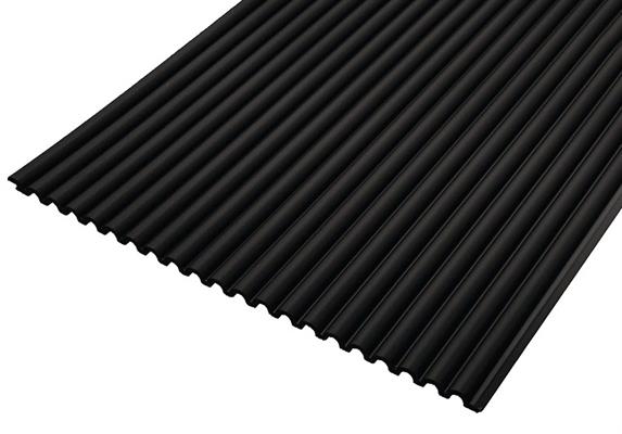 PANNELLO NAGOYA IN POLISTIRENE 2650x300mm NERO OPACO