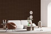 PANNELLO TOKYO IN POLISTIRENE 2650x300mm MARRONE SCURO