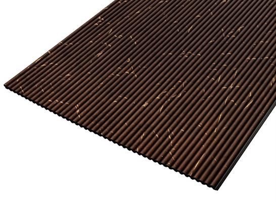 PANNELLO TOKYO POLIS. 2650x300mm MARRONE SCURO EFFETTO MARMO