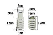 SPINA PER TAVOLI M8X12X12