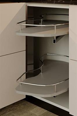 *GIREVOLE ESTRAIBILE AMBIDX PER BASE 1200 MM ANTRACITE