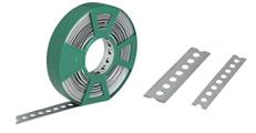 NASTRO FORATO CON FORO TONDO ø7 mm17x0,8 LUNGHEZZA 10 MT