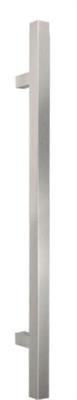 MANIGLIONE ACCIAROLI ACCIAIO INOX 25 MIS.500*300 NERO OPACO
