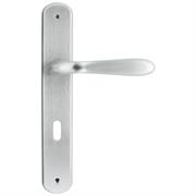 MANIGLIA SERIE AMALFI C/PLACCA IN ALLUMINIO 90 CROMO SAT