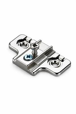 BASE IN ACCIAIO ASIMMETRICA A CROCE PER CERNIERA SERIE 300