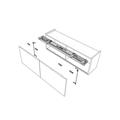 SLIDER SMALL S20 SIST COMPLANARE PENSILE H.1200 MM