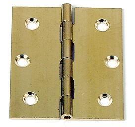 CERNIERA A LIBRO IN OTTONE FRESATO 40X35 ORO