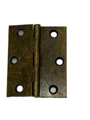 CERNIERA A LIBRO IN OTTONE FRES. MEZZA ZANZCA 40X35 BRONZATA