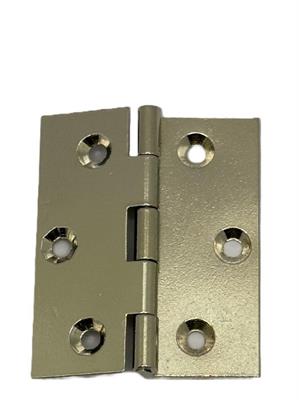 CERNIERA A LIBRO IN OTTONE FRES.MEZZA ZANCA 60X50 NICHELATA